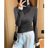 レースフリル付きハイネックリブニットソー | SUNSHINE CLOSET | 詳細画像17 