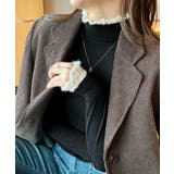 レースフリル付きハイネックリブニットソー | SUNSHINE CLOSET | 詳細画像7 