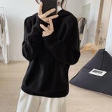 リブニットパーカーレディース韓国トップス | ANGELCLOSET | 詳細画像5