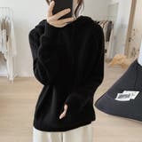 リブニットパーカーレディース韓国トップス | ANGELCLOSET | 詳細画像6