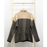 配色ニットトップス プチハイネック 秋冬 | SUNSHINE CLOSET | 詳細画像16
