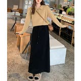 ポロカラーニットトップス ゴールドボタン | SUNSHINE CLOSET | 詳細画像14 