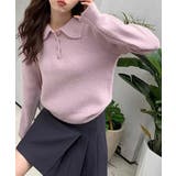 ポロカラーニットトップス ゴールドボタン | SUNSHINE CLOSET | 詳細画像25 
