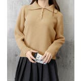 ポロカラーニットトップス ゴールドボタン | SUNSHINE CLOSET | 詳細画像27 