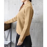 ポロカラーニットトップス ゴールドボタン | SUNSHINE CLOSET | 詳細画像28 