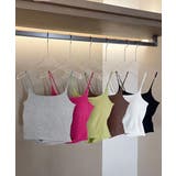 カップ付きキャミソール背中あきブラトップ | ANGELCLOSET | 詳細画像11