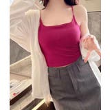 カップ付きキャミソール背中あきブラトップ | ANGELCLOSET | 詳細画像8