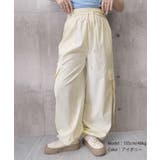 レディース ハイウエストナイロンワイドパンツ 韓国風ワークパンツ | SUNSHINE CLOSET | 詳細画像21 