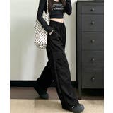 レディース ハイウエストナイロンワイドパンツ 韓国風ワークパンツ | SUNSHINE CLOSET | 詳細画像8 
