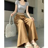 ロングパンツレディース リラックスイージーパンツ 脚長落ち感パンツゆったり | SUNSHINE CLOSET | 詳細画像14 
