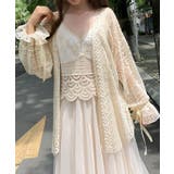 透かし編み レースカーディガン リボン袖 | ANGELCLOSET | 詳細画像16