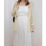 透かし編み レースカーディガン リボン袖 | ANGELCLOSET | 詳細画像24