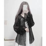 透かし編み レースカーディガン リボン袖 | ANGELCLOSET | 詳細画像7