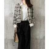 韓国風ツイードジャケット ライトアウター | SUNSHINE CLOSET | 詳細画像14 