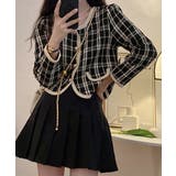 韓国風ツイードジャケット ライトアウター | SUNSHINE CLOSET | 詳細画像2 