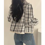 韓国風ツイードジャケット ライトアウター | SUNSHINE CLOSET | 詳細画像6 