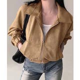 スエード調ジャケット韓国風ライトアウター | SUNSHINE CLOSET | 詳細画像1 