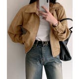 スエード調ジャケット韓国風ライトアウター | SUNSHINE CLOSET | 詳細画像2 