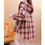 BIGフードシャツ レディース ゆったりレトロ | SUNSHINE CLOSET | 詳細画像12 