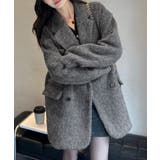 ダブルブレストジャケット 大人カジュアル テーラードコート | SUNSHINE CLOSET | 詳細画像1 
