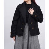 ウールタッチダブルブレストショートコート | SUNSHINE CLOSET | 詳細画像12