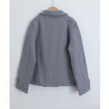 ウールタッチダブルブレストショートコート | SUNSHINE CLOSET | 詳細画像25