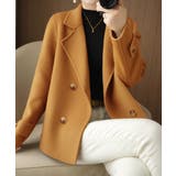 ウールタッチダブルブレストショートコート | SUNSHINE CLOSET | 詳細画像7