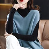 ニットベスト レディースチョッキ 重ね着 | SUNSHINE CLOSET | 詳細画像10 