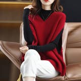 ニットベスト レディースチョッキ 重ね着 | SUNSHINE CLOSET | 詳細画像13 