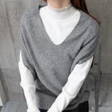 ニットベスト レディースチョッキ 重ね着 | SUNSHINE CLOSET | 詳細画像24 