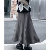 プリーツスカートフレアニットスカート秋冬 | SUNSHINE CLOSET | 詳細画像13