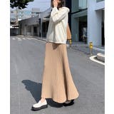 プリーツスカートフレアニットスカート秋冬 | SUNSHINE CLOSET | 詳細画像3