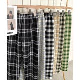 裏起毛チェック柄パンツ 裏ボアパンツ防寒 | SUNSHINE CLOSET | 詳細画像2 