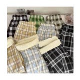 裏起毛チェック柄パンツ 裏ボアパンツ防寒 | SUNSHINE CLOSET | 詳細画像3 