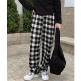 裏起毛チェック柄パンツ 裏ボアパンツ防寒 | SUNSHINE CLOSET | 詳細画像9 