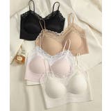 カップ付きインナー ノンワイヤー見せブラ ハーフトップ | SUNSHINE CLOSET | 詳細画像10 