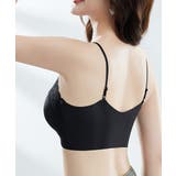 カップ付きインナー ノンワイヤー見せブラ ハーフトップ | SUNSHINE CLOSET | 詳細画像3 