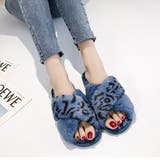 ファーサンダル レディース レオパード柄 | SUNSHINE CLOSET | 詳細画像7 