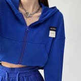 クロップド丈 パーカー ジップアップ春秋 | SUNSHINE CLOSET | 詳細画像1 