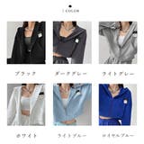 クロップド丈 パーカー ジップアップ春秋 | SUNSHINE CLOSET | 詳細画像2 