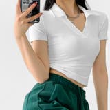 ポロシャツ レディースクロップドTシャツ | ANGELCLOSET | 詳細画像14
