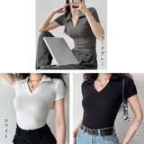 ポロシャツ レディースクロップドTシャツ | ANGELCLOSET | 詳細画像2
