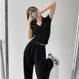 ポロシャツ レディースクロップドTシャツ | ANGELCLOSET | 詳細画像6