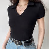 ポロシャツ レディースクロップドTシャツ | ANGELCLOSET | 詳細画像7
