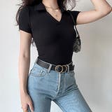 ポロシャツ レディースクロップドTシャツ | ANGELCLOSET | 詳細画像9