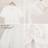 スカラップ刺しゅうレースブラウスVネック | SUNSHINE CLOSET | 詳細画像4