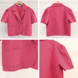 クロップド丈 半袖ジャケット レディース | SUNSHINE CLOSET | 詳細画像17 