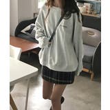 韓国風ロゴカットソーゆる ロングTシャツ | SUNSHINE CLOSET | 詳細画像2 