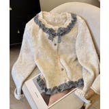 フリルカラーニットリボンカーディガン甘め | SUNSHINE CLOSET | 詳細画像11