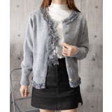 フリルカラーニットリボンカーディガン甘め | SUNSHINE CLOSET | 詳細画像17